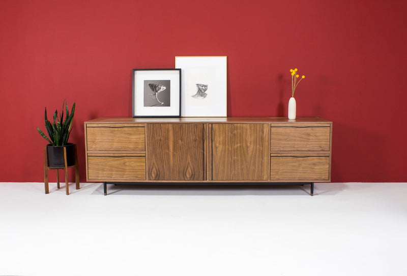 Chapman Large Credenza Storage Unit - Maple - Tronk - Sideboards + Cabinets - Black - HORNE