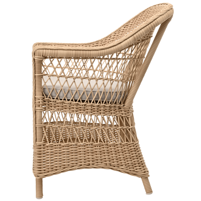 Charlot Chair - Exterior - Sika Design - Outdoor Furniture - Antique - Snow White 100% Polyester - HORNE
