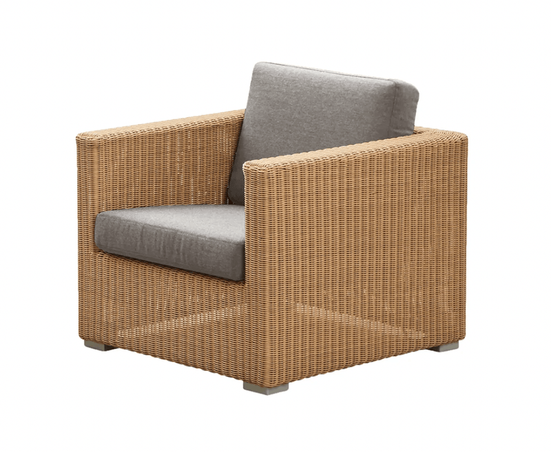 Chester Lounge Chair - Cane Line - Outdoor Furniture - Natural - Taupe Natté - HORNE