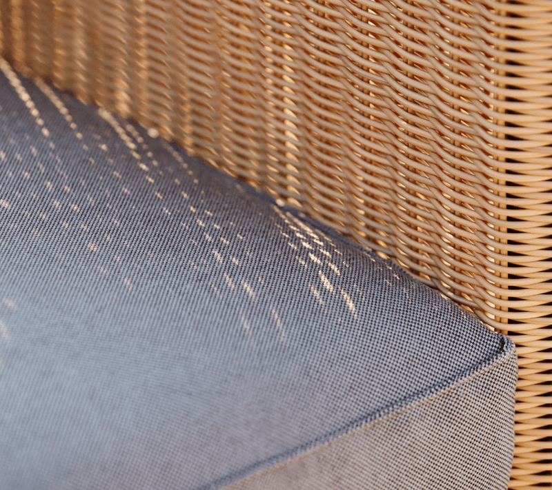 Chester Lounge Chair - Cane Line - Outdoor Furniture - Natural - Taupe Natté - HORNE