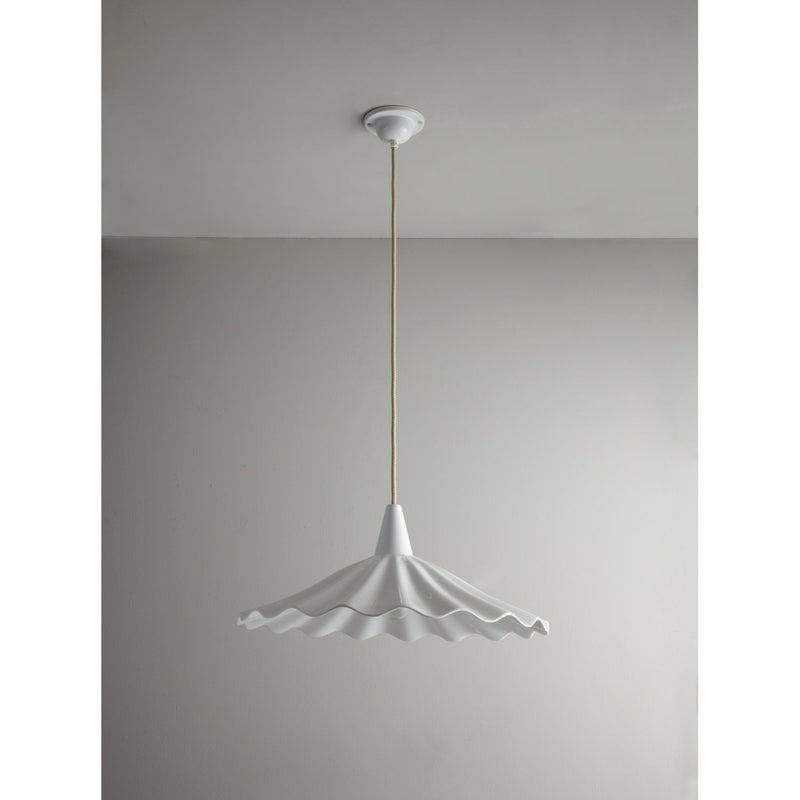Christie Bone China Pendant Light with Shade