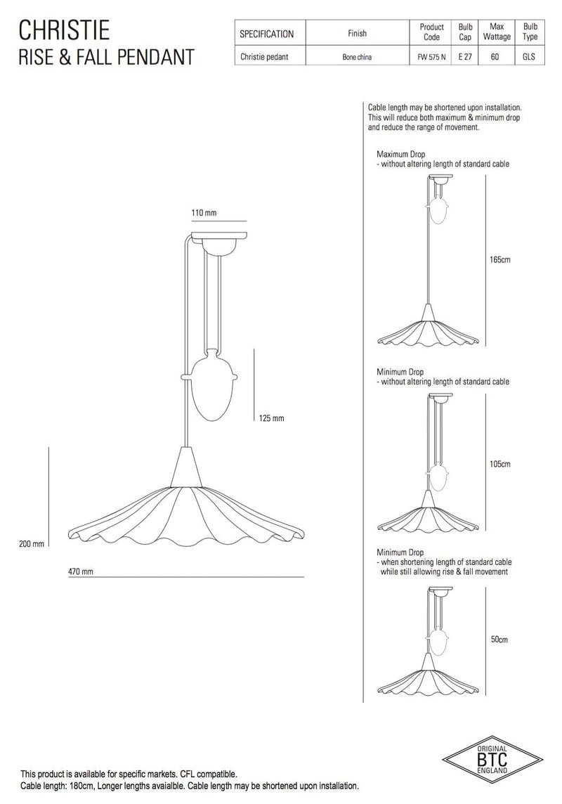 Christie Pendant | Rise And Fall