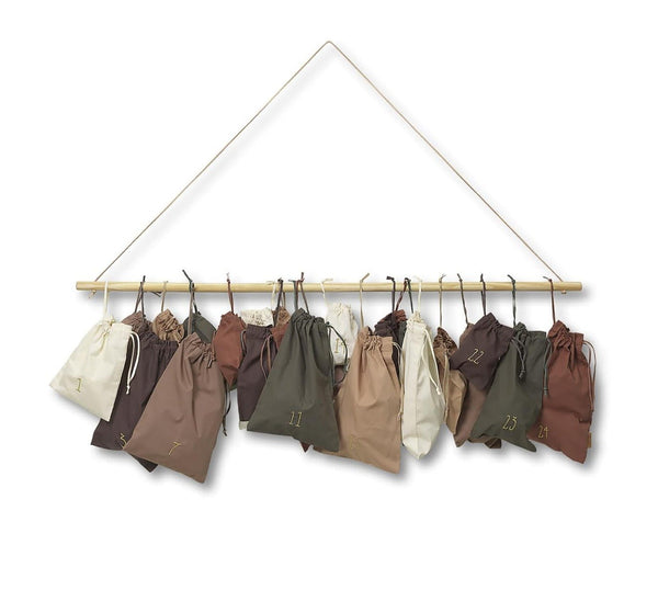 Christmas Countdown - 24 Bags - Ferm Living - Art + Objects - Multi - HORNE