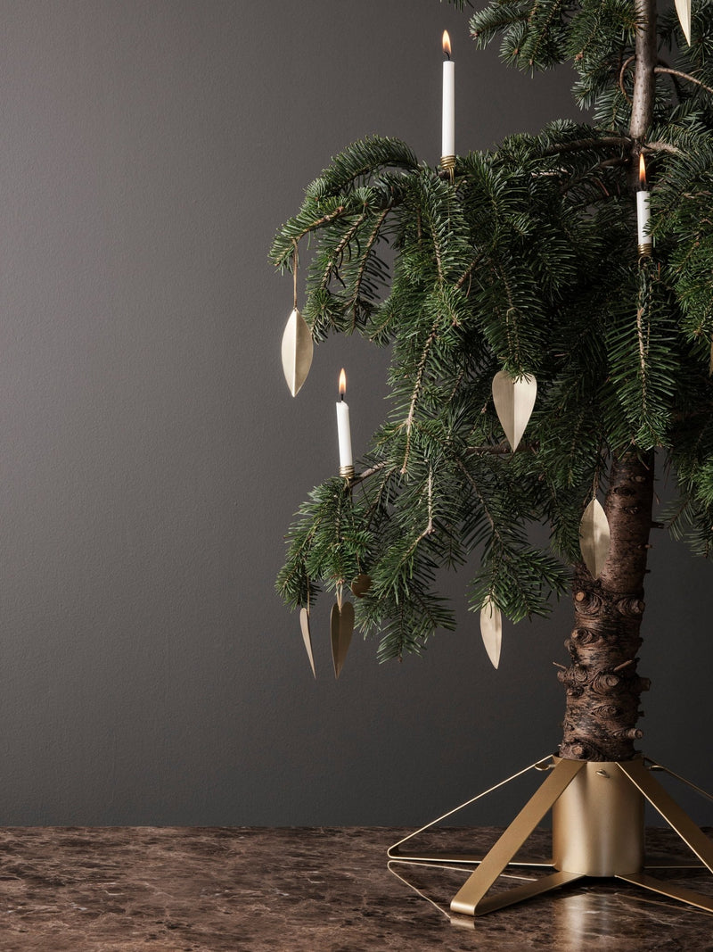 Christmas Tree Foot - Ferm Living - Art + Objects - Brass - HORNE