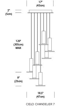 Cielo Chandelier - Grouping 7