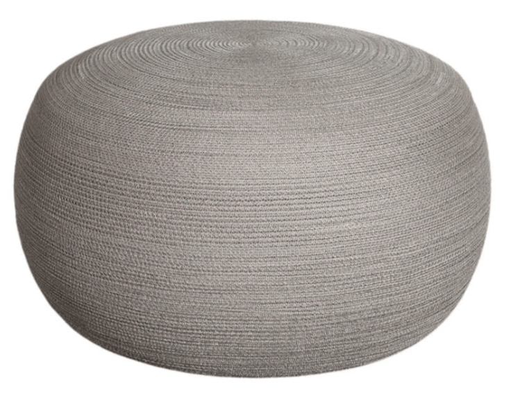 Circle Footstool - Cane Line - Outdoor Furniture - Small - Taupe - HORNE