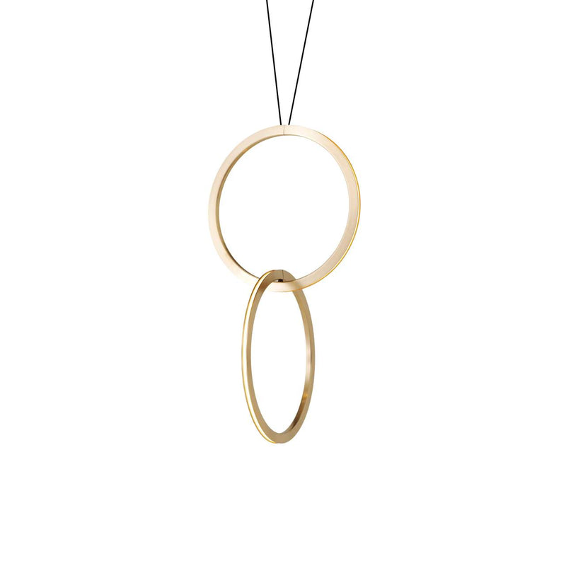 Circus 500 Pendant - Resident - Pendants - 2 Rings - Matt Black - HORNE