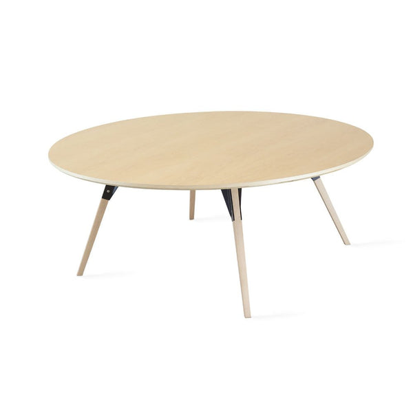 Clarke Large Circle Coffee Table - Maple - Tronk - Tables + Desks - Black - HORNE