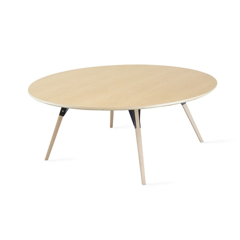 Clarke Large Circle Coffee Table - Maple - Tronk - Tables + Desks - Black - HORNE