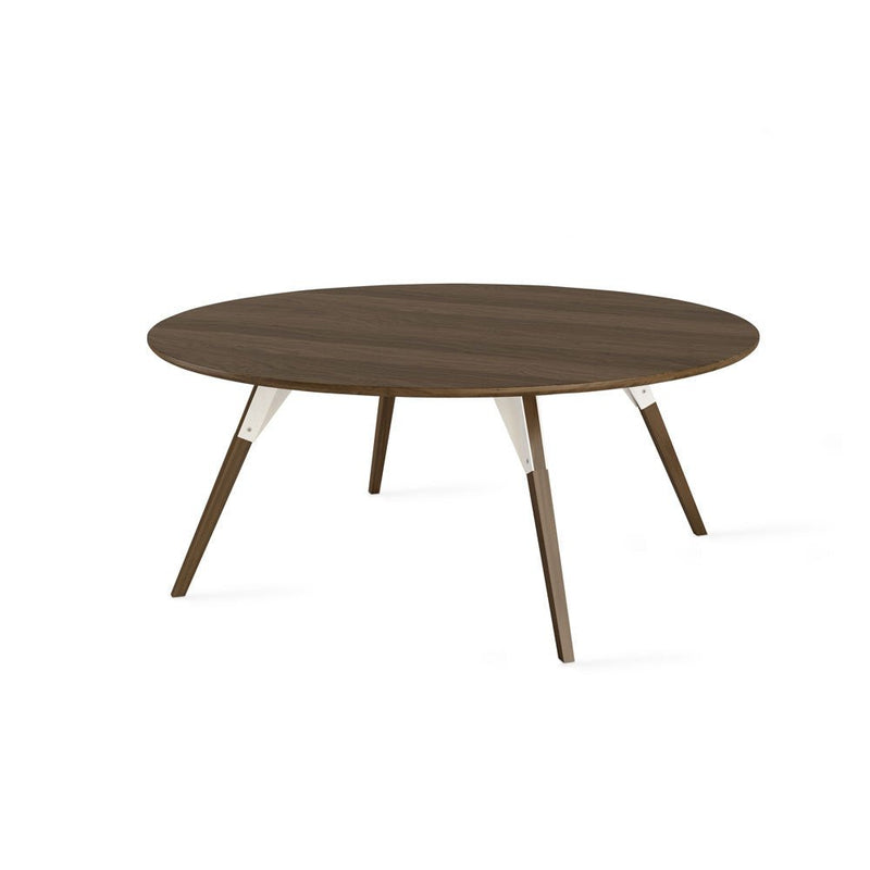 Clarke Large Circle Coffee Table - Walnut - Tronk - Tables + Desks - Black - HORNE