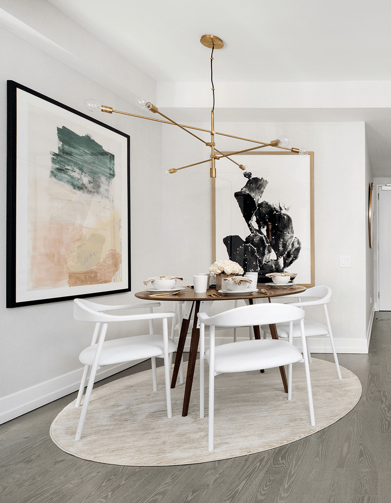 Clarke Large Circle Dining Table - Maple - Tronk - Tables + Desks - Black - HORNE