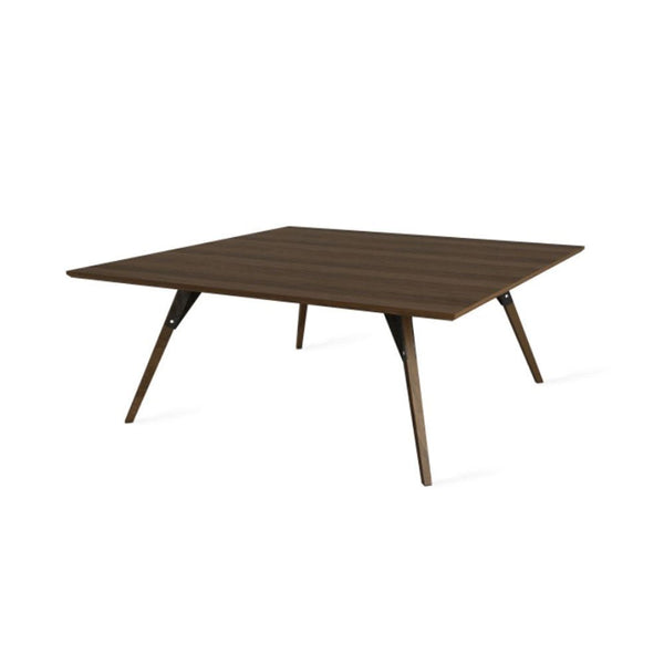 Clarke Large Square Coffee Table - Walnut - Tronk - Tables + Desks - Black - HORNE