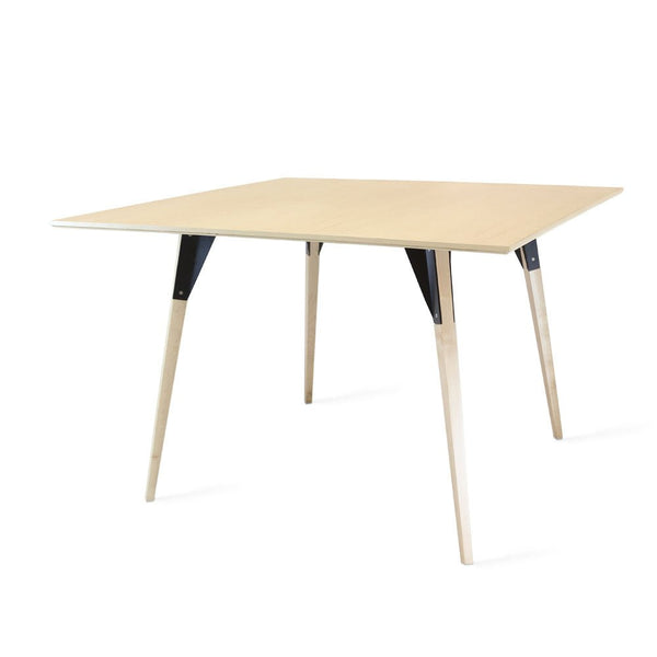 Clarke Large Square Dining Table - Maple - Tronk - Tables + Desks - Black - HORNE