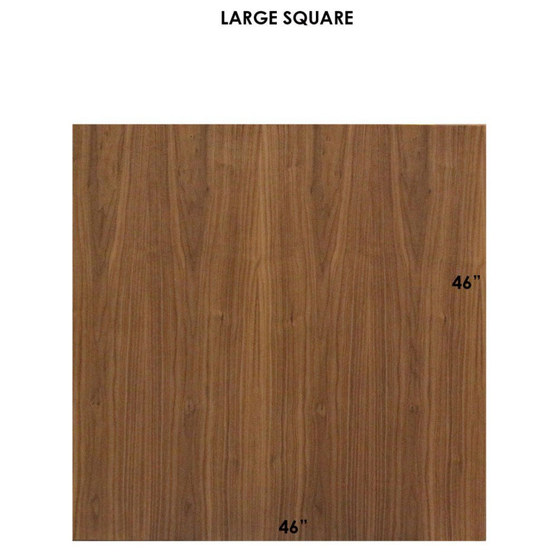 Clarke Large Square Dining Table - Walnut - Tronk - Tables + Desks - Black - HORNE