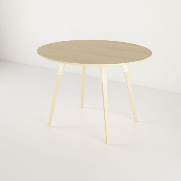 Clarke Small Oval Dining Table - Maple - Tronk - Tables + Desks - White - HORNE