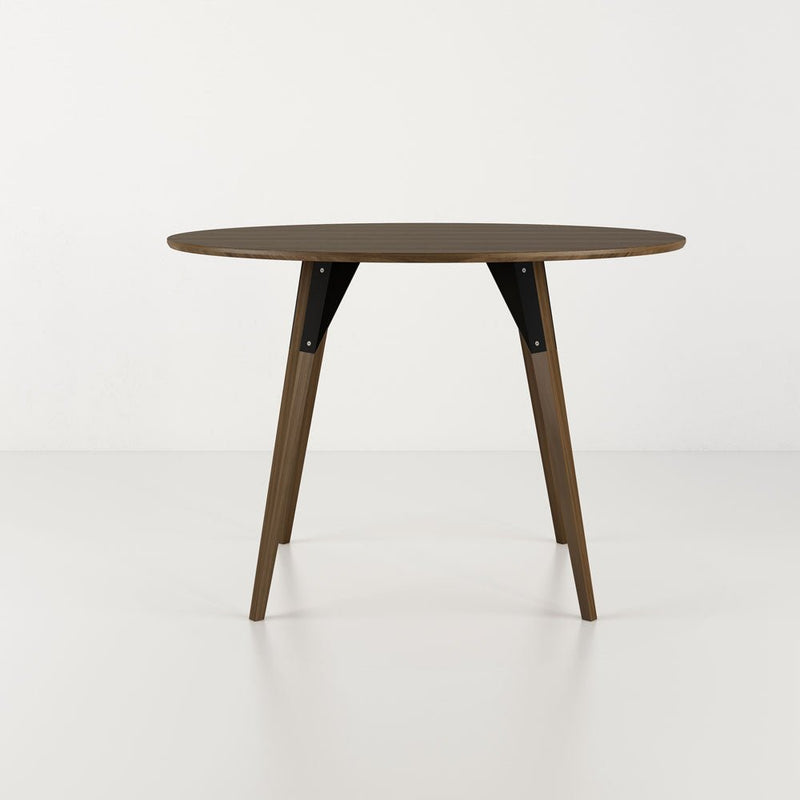 Clarke Small Oval Dining Table - Walnut - Tronk - Tables + Desks - Black - HORNE