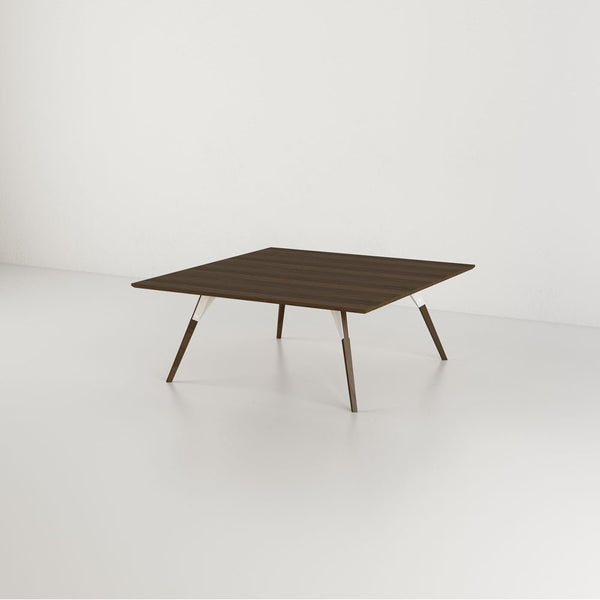 Clarke Small Square Coffee Table - Walnut - Tronk - Tables + Desks - White - HORNE