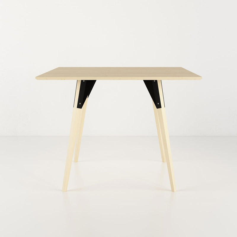 Clarke Small Square Dining Table - Maple - Tronk - Tables + Desks - Black - HORNE