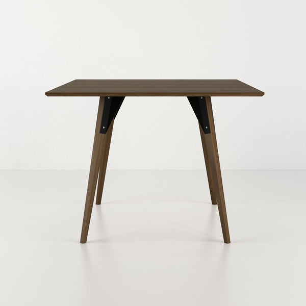 Clarke Small Square Dining Table - Walnut - Tronk - Tables + Desks - Black - HORNE