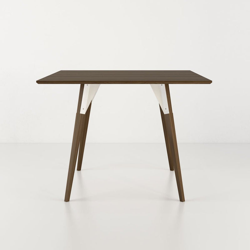 Clarke Small Square Dining Table - Walnut - Tronk - Tables + Desks - Black - HORNE