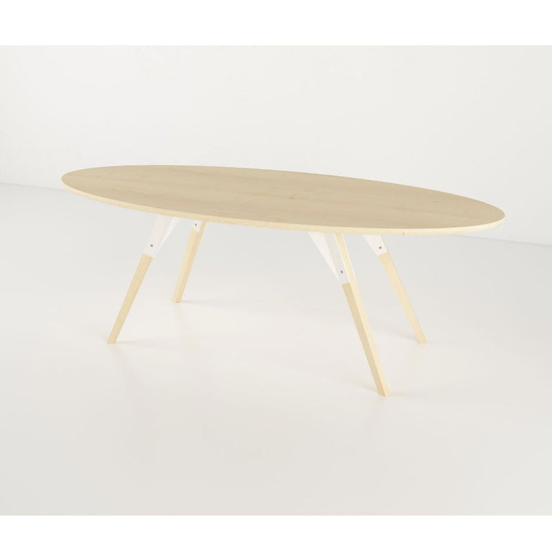 Clarke Thin Oval Coffee Table - Maple - Tronk - Tables + Desks - Black - HORNE