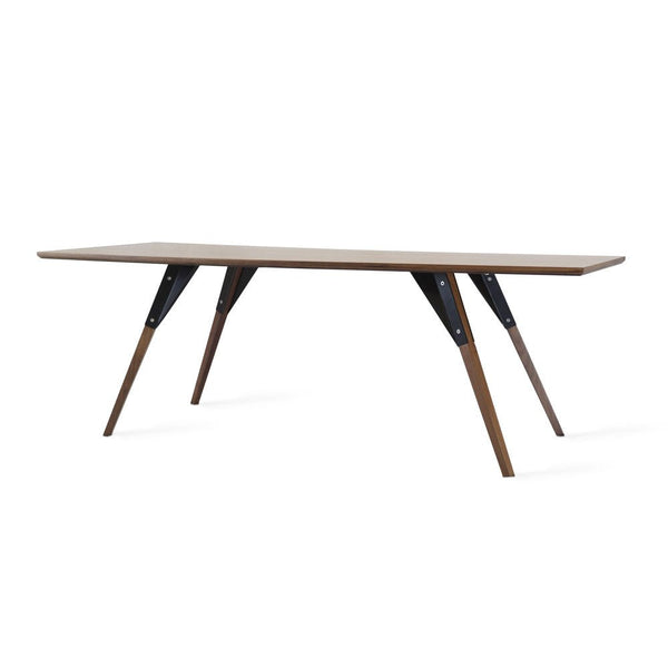 Clarke Thin Rectangle Coffee Table - Walnut - Tronk - Tables + Desks - Black - HORNE