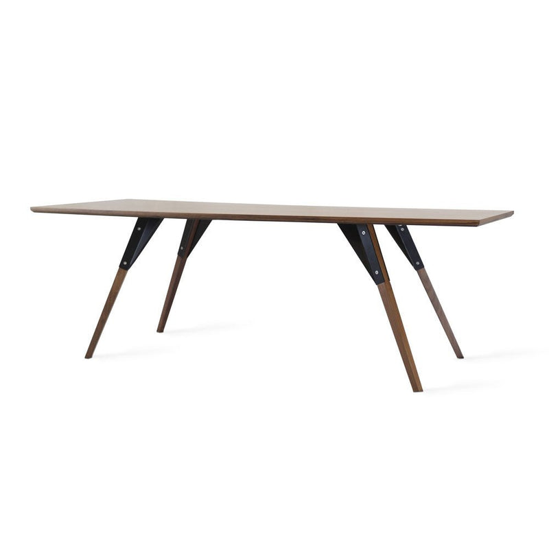 Clarke Thin Rectangle Coffee Table - Walnut - Tronk - Tables + Desks - Black - HORNE