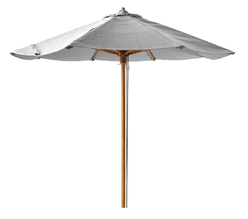 Classic Parasol With Pulley System - Cane Line - Outdoor Furniture - Low - HORNE