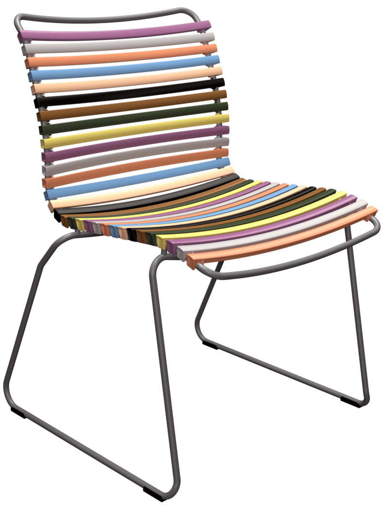 CLICK Outdoor Dining Chair - No Armrests - HOUE - Outdoor Furniture - Pine Green - HORNE