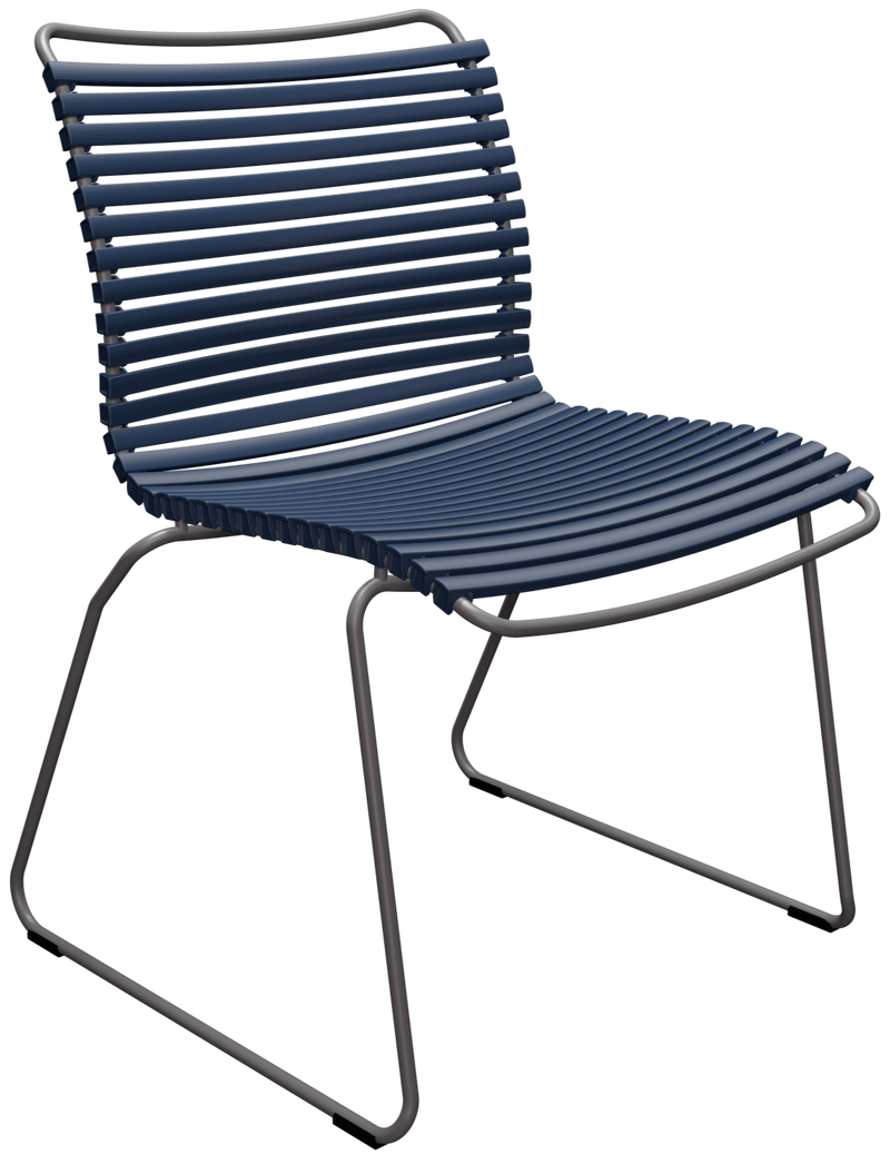 CLICK Outdoor Dining Chair - No Armrests - HOUE - Outdoor Furniture - Pine Green - HORNE