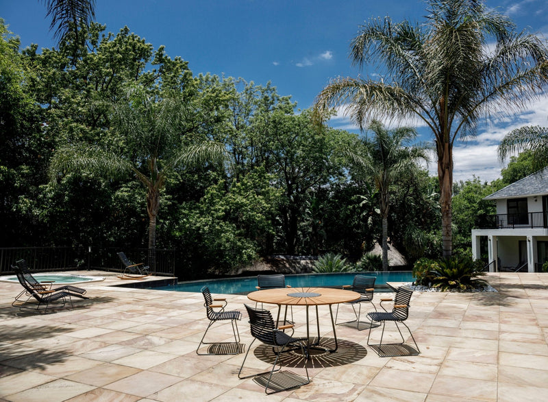 CLICK Outdoor Dining Chair w/Armrests - HOUE - Outdoor Furniture - Pine Green - HORNE