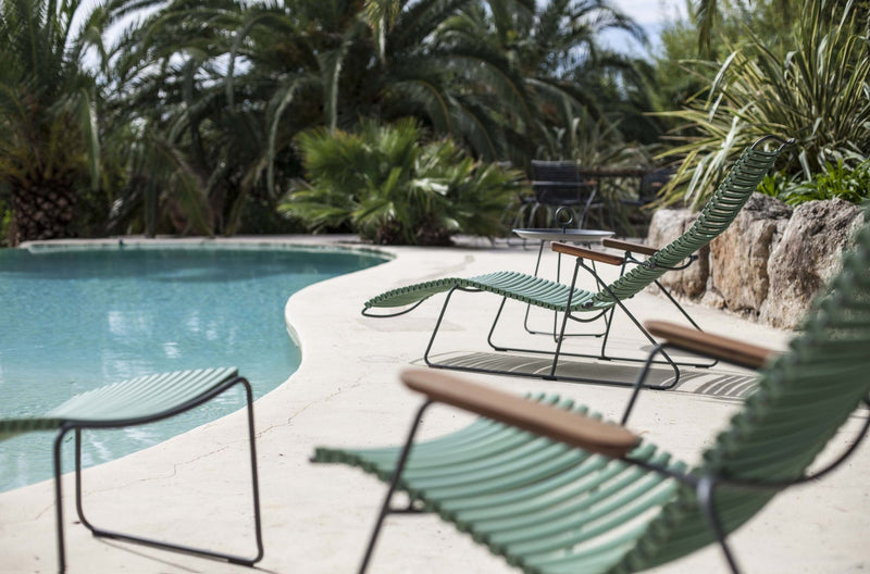 CLICK Outdoor Footrest - HOUE - Outdoor Furniture - Pine Green - HORNE