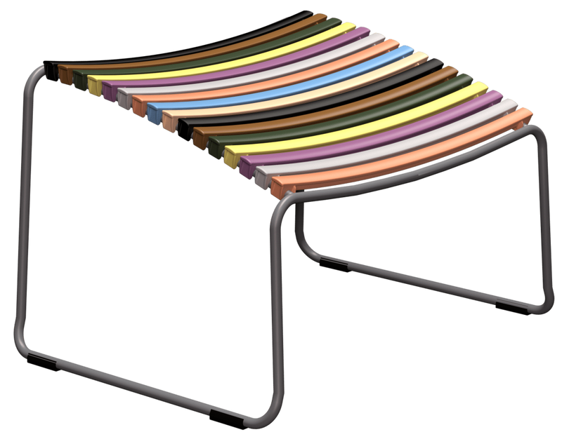 CLICK Outdoor Footrest - HOUE - Outdoor Furniture - Pine Green - HORNE