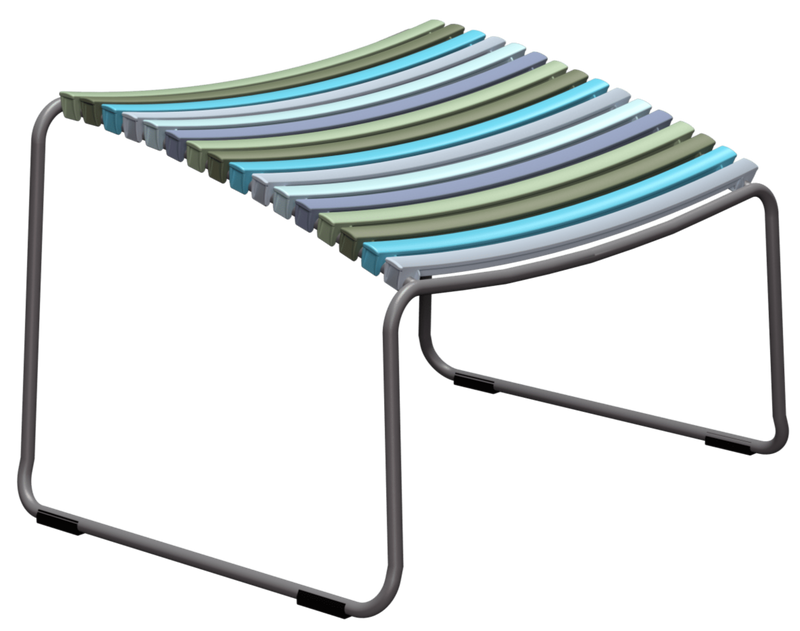 CLICK Outdoor Footrest - HOUE - Outdoor Furniture - Pine Green - HORNE