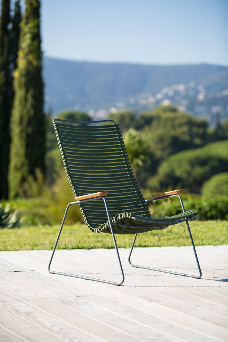CLICK Outdoor Lounge Chair - HOUE - Outdoor Furniture - Pine Green - HORNE