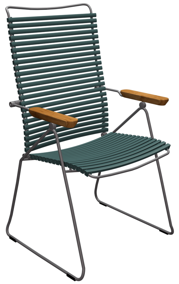CLICK Outdoor Position Chair - HOUE - Outdoor Furniture - Pine Green - HORNE