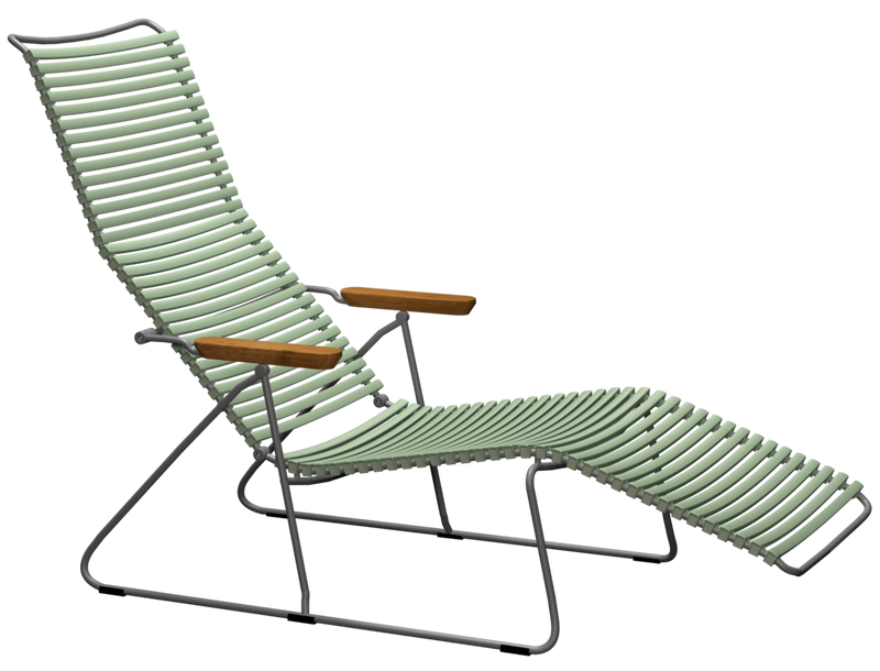 CLICK Sunlounger - HOUE - Outdoor Furniture - Pine Green - HORNE