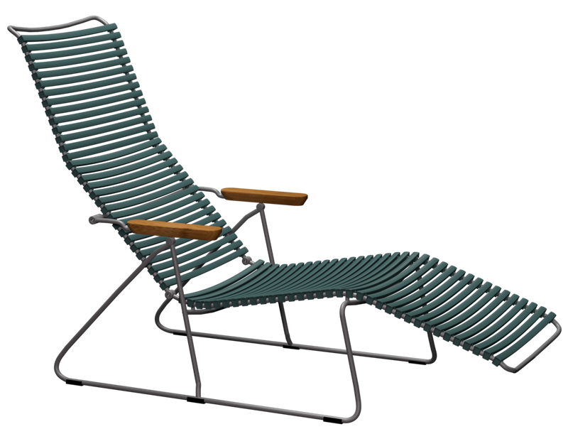 CLICK Sunlounger - HOUE - Outdoor Furniture - Pine Green - HORNE