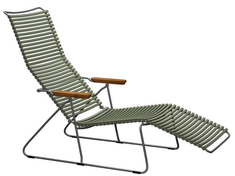 CLICK Sunlounger - HOUE - Outdoor Furniture - Pine Green - HORNE