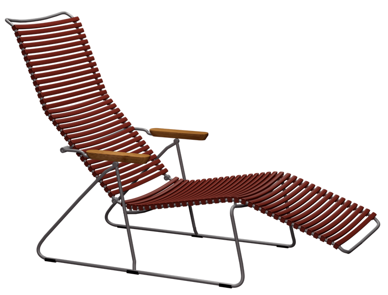 CLICK Sunlounger - HOUE - Outdoor Furniture - Pine Green - HORNE