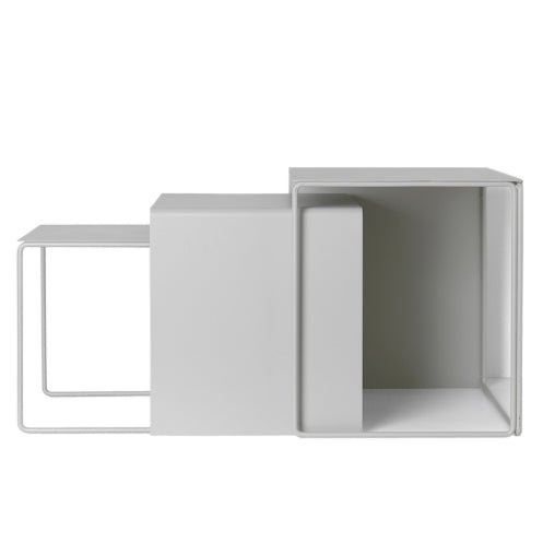 Cluster Tables - Ferm Living - Tables + Desks - Light Grey - HORNE