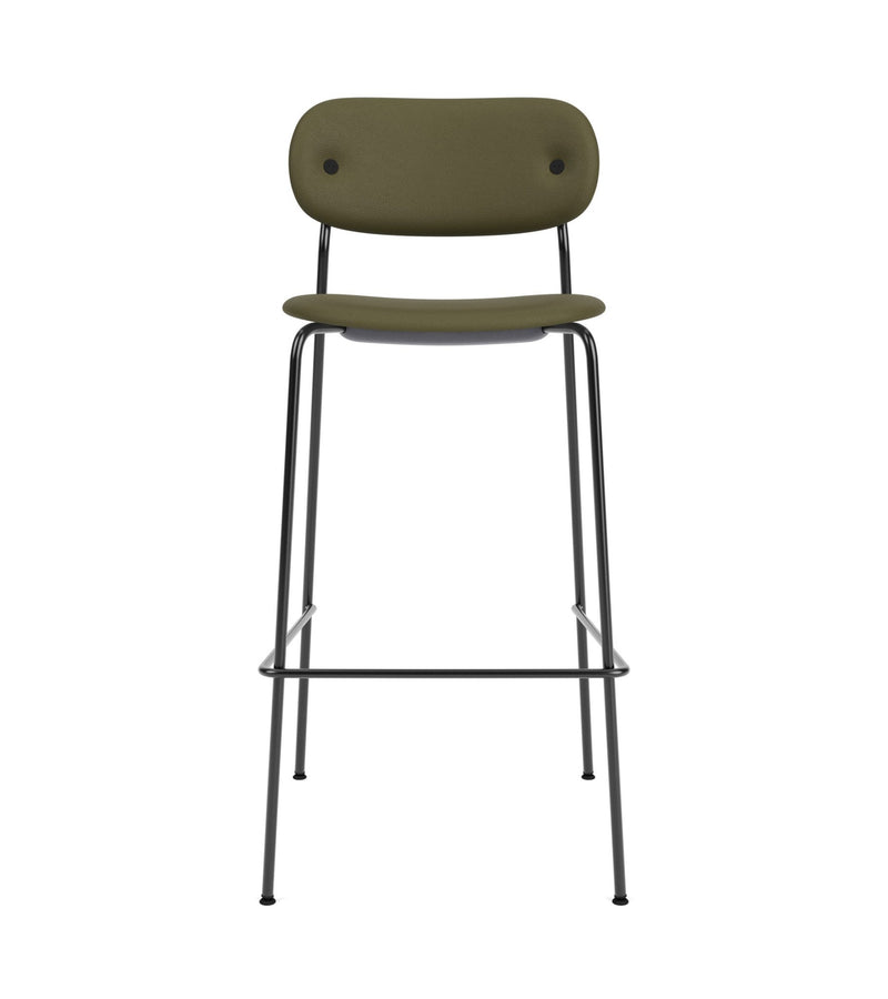 Co Bar Chair - Fully Upholstered - Audo Copenhagen - Chairs - Black Frame/ Audo Boucle 02 (Beige) - HORNE