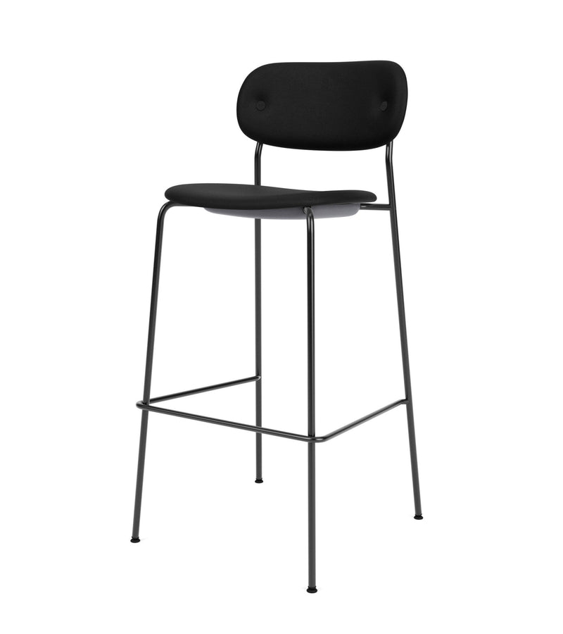 Co Bar Chair - Fully Upholstered - Audo Copenhagen - Chairs - Black Frame/ Audo Boucle 02 (Beige) - HORNE