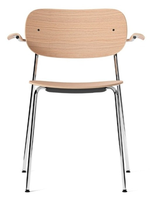 Co Chair - w/ Armrest - Audo Copenhagen - Chairs - Black / Dark Oak - HORNE