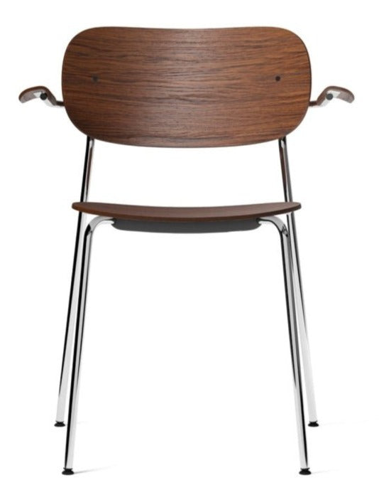 Co Chair - w/ Armrest - Audo Copenhagen - Chairs - Black / Dark Oak - HORNE