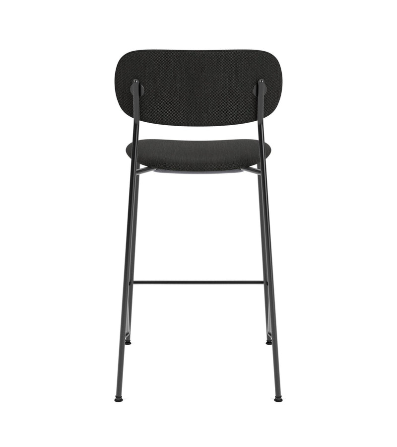 Co Counter Chair - Fully Upholstered - Audo Copenhagen - Chairs - Black Steel/ Audo Boucle 02 (Beige) - HORNE
