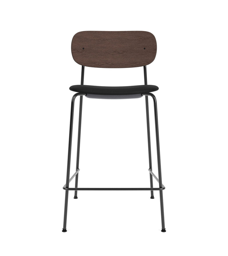 Co Counter Chair - Upholstered Seat - Audo Copenhagen - Chairs - Natural Oak/ Audo Boucle 02 (Beige) - HORNE