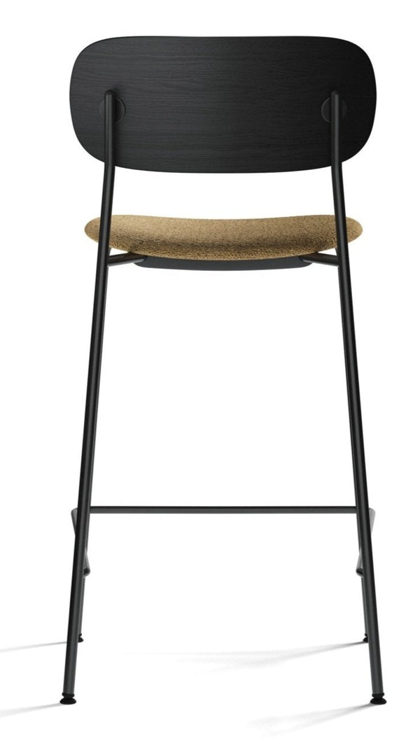 Co Counter Chair - Upholstered Seat - Audo Copenhagen - Chairs - Black Oak/Boucle 06 - HORNE