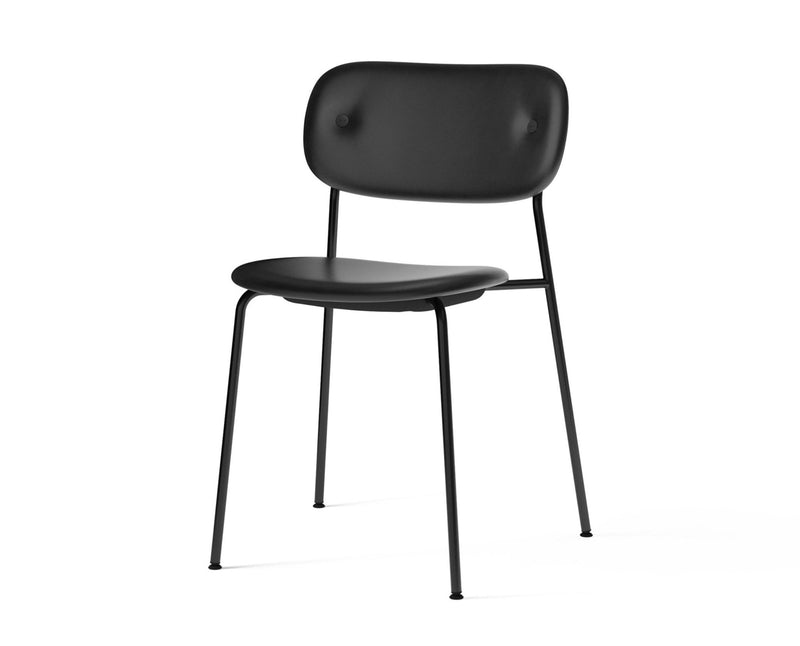 Co Dining Chair - Fully Upholstered - Audo Copenhagen - Chairs - Chrome - Dakar 0842 Leather - HORNE