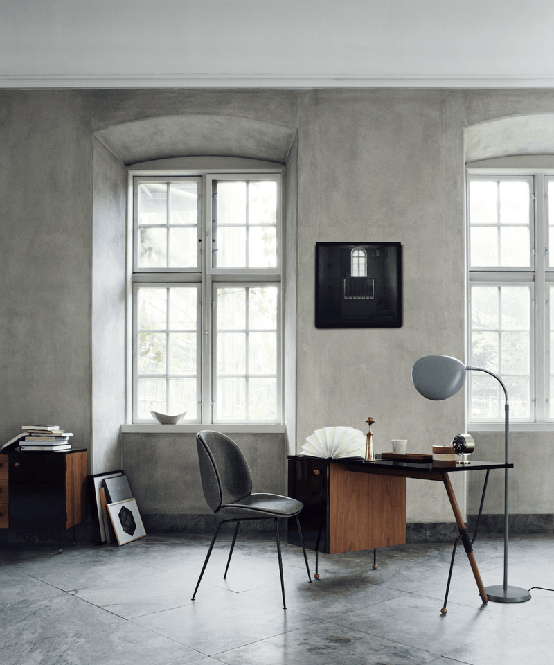 Cobra Floor Lamp - Gubi - Floor Lamps - Semi Matte Black - HORNE